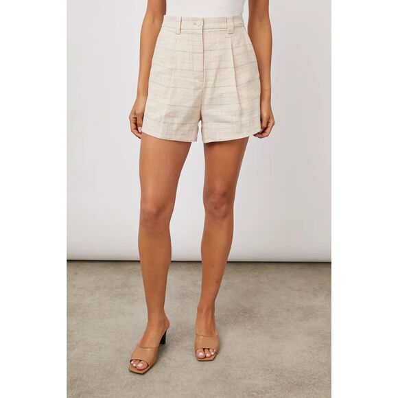 Rails Ilena short Sand Check Shorts | Size 10 - Picture 1 of 7